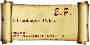 Ellenbogen Petra névjegykártya